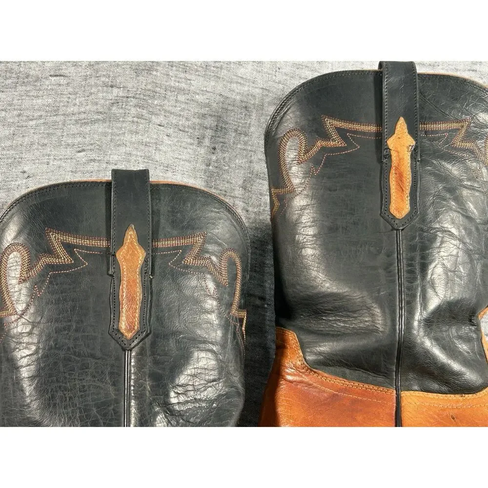 Lucchese Sunset Exotic Cowboy Boots Mens 11.5 2E Leather Western Made in USA